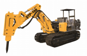 STP-100 EXCAVATING AND BREAKING MACHINE